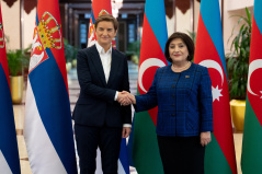 24. septembar 2025.  Predsednice Narodne skupštine i parlamenta Azerbejdžana 